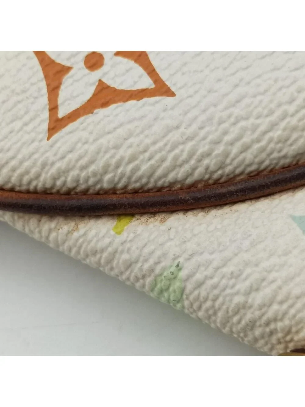 Louis Vuitton Pochette Mirror MM Blanc Monogram Multicolor Shoulder Bag